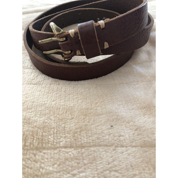 womens brown leather belt xl - Picture 1 of 5